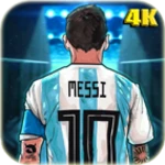 wallpaper for leomessi android application logo